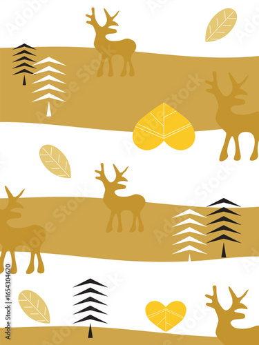 Christmas greeting card or gift tag design in vector