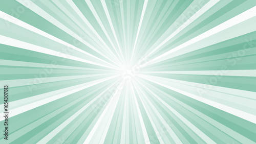 light green and white sunburst background vector design. comic background with retro rays. sunburst pattern background.