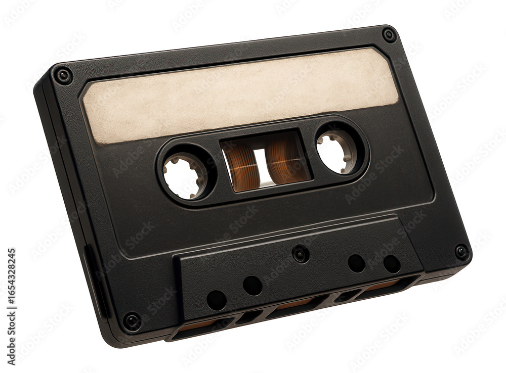 Obraz premium Vintage cassette tape design.