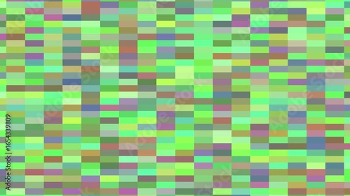 Abstract Pixelated Texture: Lime Green & Muted Hues Mosaic