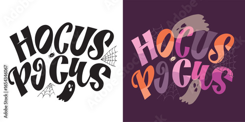 Happy Halloween set - Trick or treat – funny cute  hand drawn doodle lettering label, t-shirt design, mug print, sticker print.