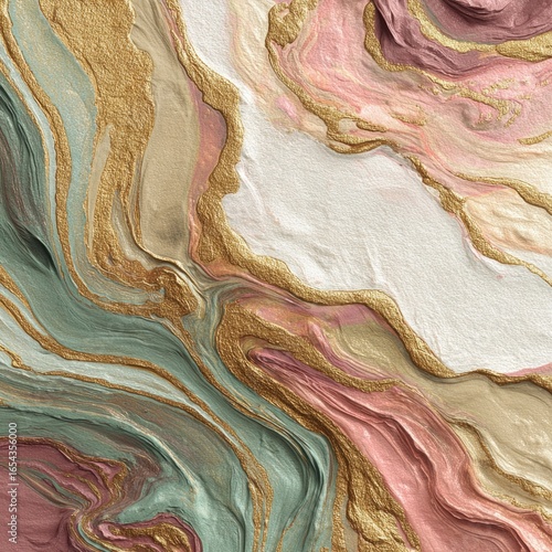 Abstract swirling patterns in earthy tones and textures.