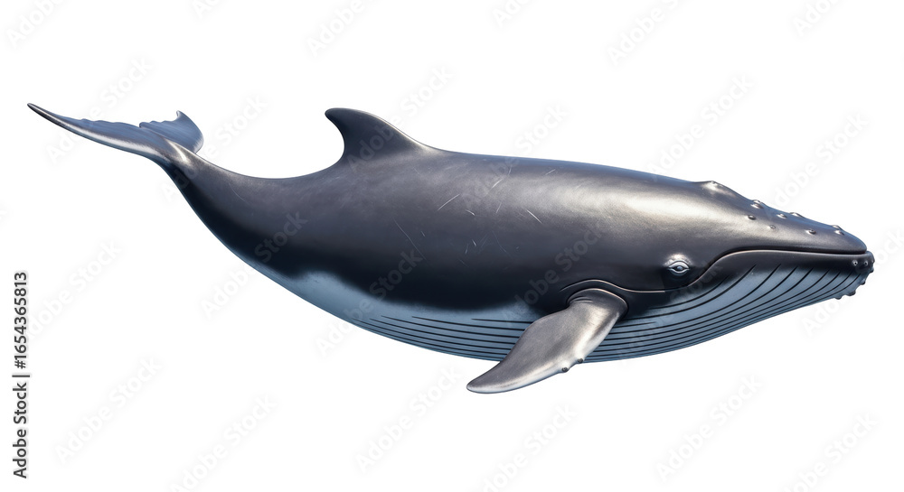 Fototapeta premium Isolated Humpback Whale