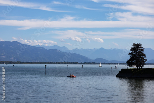 Lago Constanza y Alpes