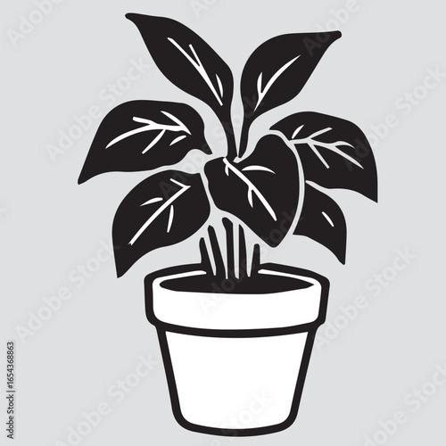 vector illustration of a plant