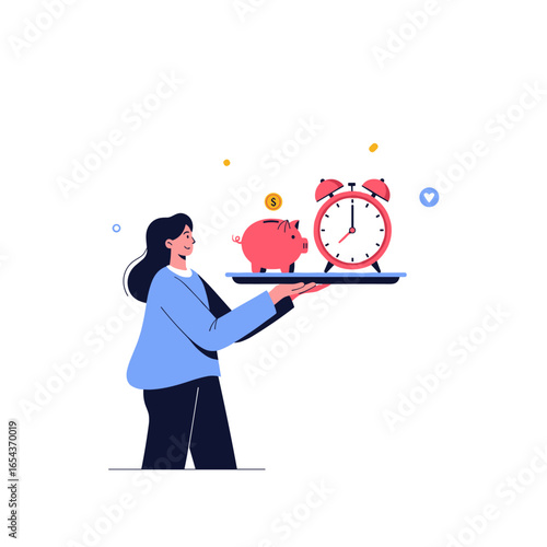 Efficiently saving money and managing your valuable time for financial success