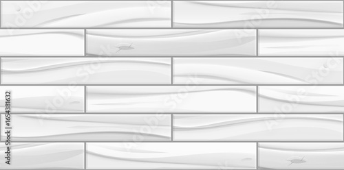 Realistic Natural white Wood seamless pattern. Wooden plank, textured board, ...
