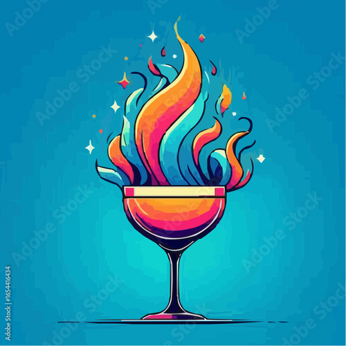 representation of a sophisticated drink 84