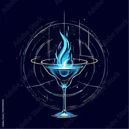 representation of a sophisticated drink 83
