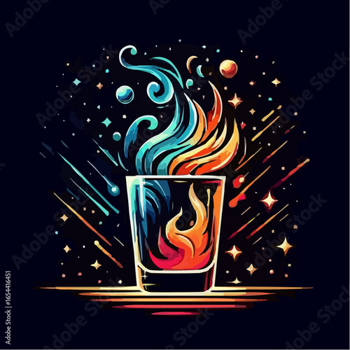 representation of a sophisticated drink 82