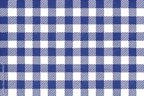 Red white gingham pattern and fabric vintage design flat vector illustration