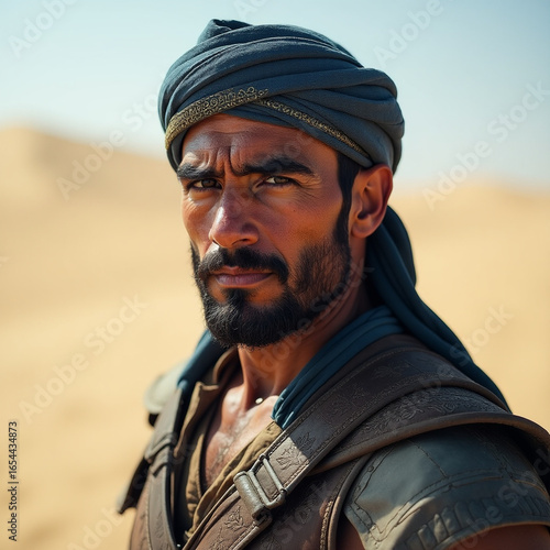 mamluk warrior from egypt powerful brave historical figure ancient military leader noble armor battle ready proud heritage strong warrior spirit captivating egyptian warrior culture rich history timel