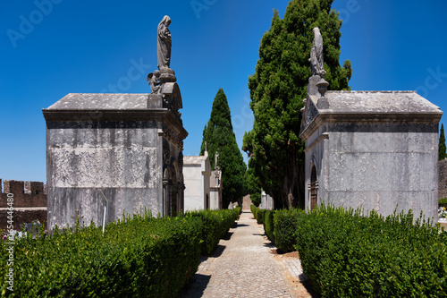 Cemetery inside Santiago do Cacem Castle