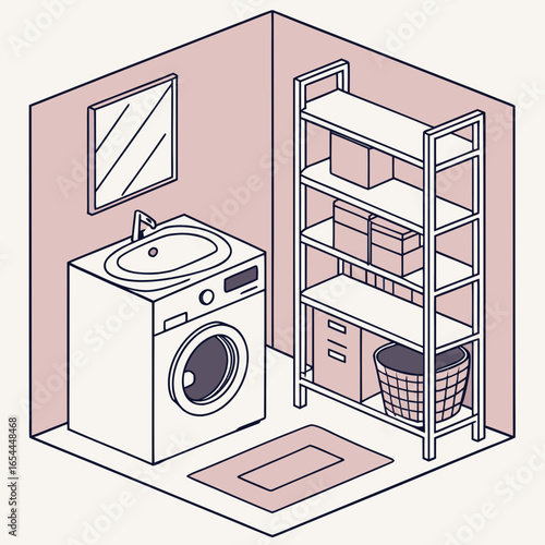 household appliances vector illustration