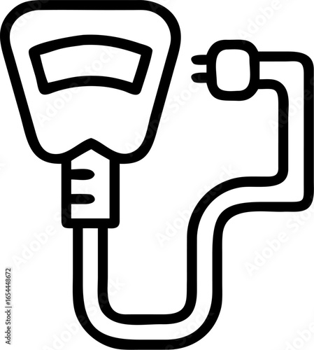 medical ventilation vector icon on white or transparent background. medical or healthcare icons items Stroke icon collections. Editable Stroke icon collection Outline icon.