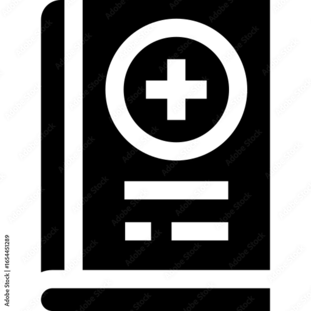 Fototapeta premium Medical Book Icon