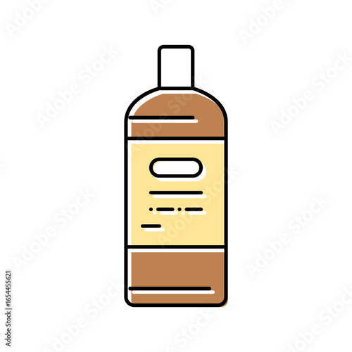 shower with fragrance free soap color icon vector illustration