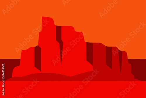 silhouette of a rock