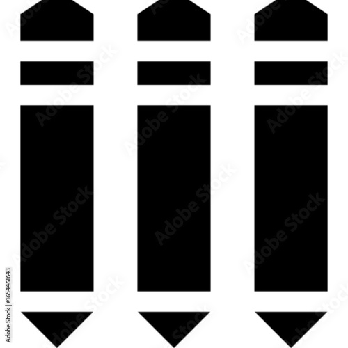 Pencils for writing concepts