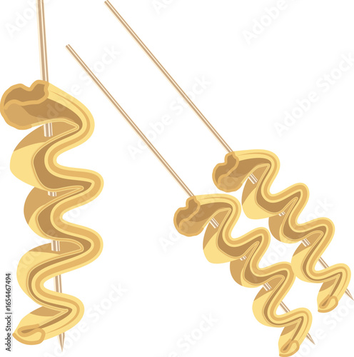 eomuk fish cake, Korean fish cake , street food, Odeng.