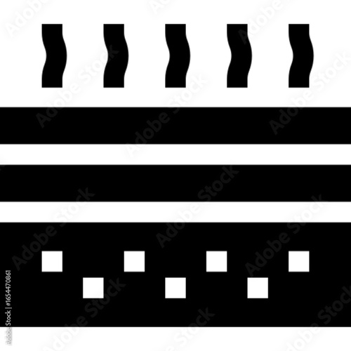 Radiation symbol for hazard concepts