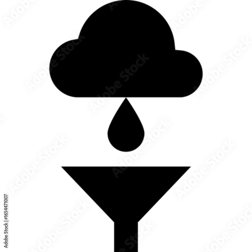 Rain cloud for weather concepts