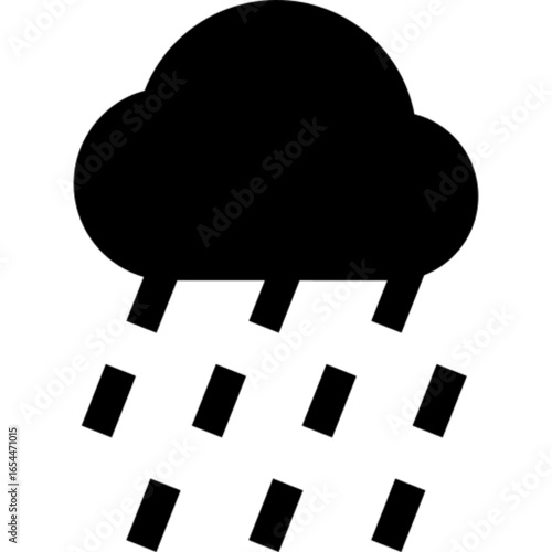 Rain cloud for weather concepts