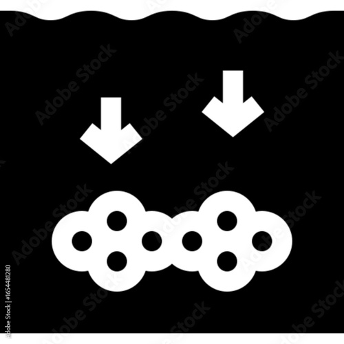Sedimentation Icon