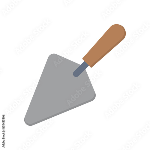 Trowel Icon Vector Illustration Flat Version