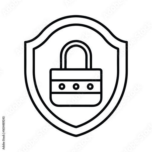 Two Factor Authentication Icon Line Art