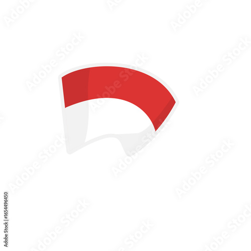 Free Download Illustration of the Indonesian National Flag - GFXLoad
