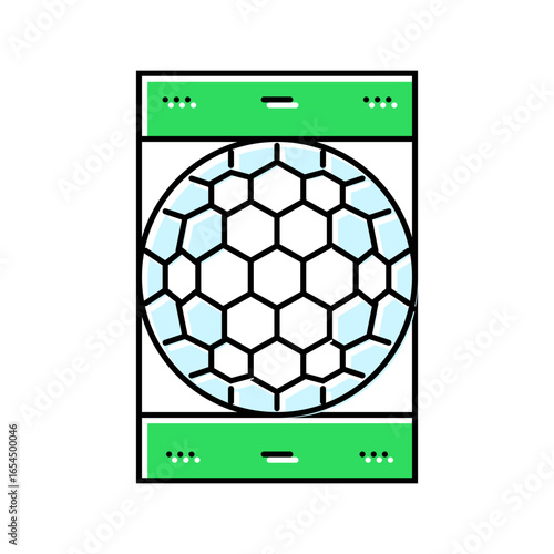 motion detection sensor module color icon vector illustration