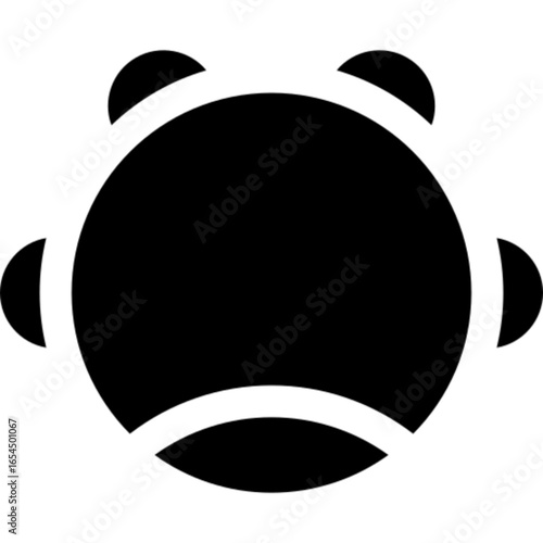 Tambourine Player Vector Icon