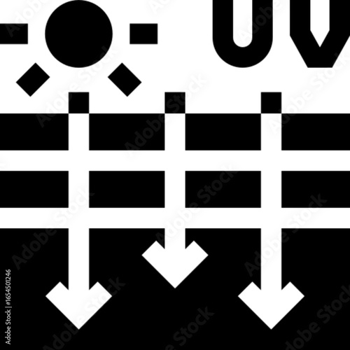 Tanning Mitt Vector Icon