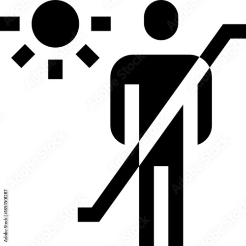 Tanning Timer Vector Icon