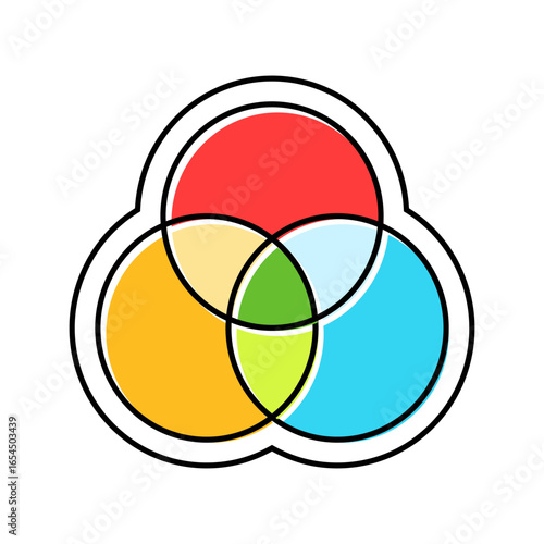 color options color icon vector illustration