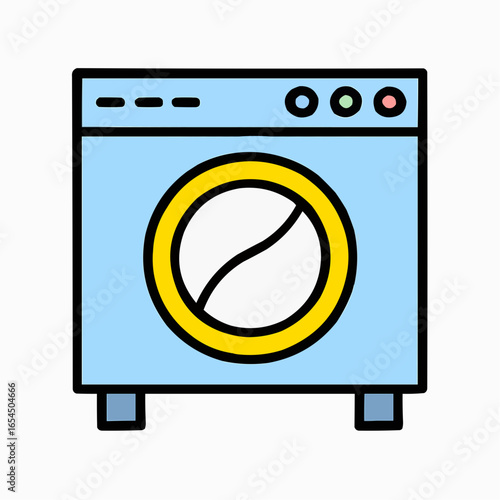washing machine vector