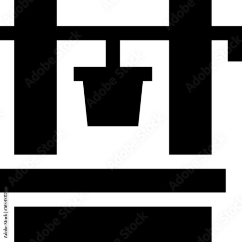 Water Well Vector Icon
