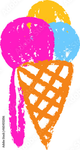 Ice Cream Crayon