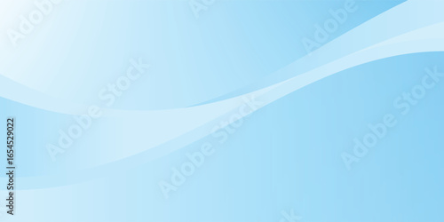 Abstract white wavy glowing lines on a blue background. Futuristic digital high-technology pattern abstrac