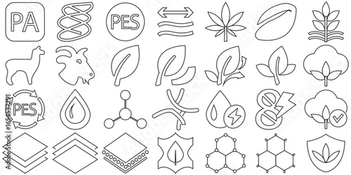 Material composition icon. Vector illustration. EPS 10/AI