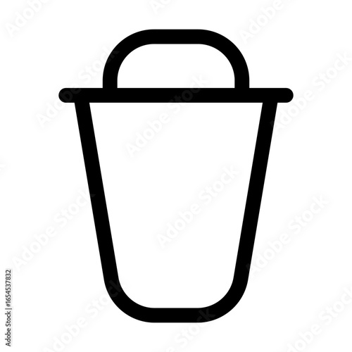 Trash outline icon