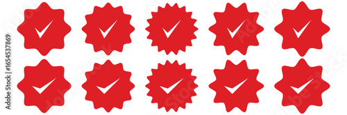 Green checkmark, green tick, check mark icon button set. tick mark with checkbox icon. Green checkmark sign for app, ui, website. Verified Green Badges. Trust Seal Collection. Instant Approved. Viral 