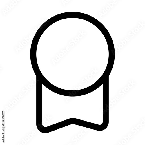 Badge outline icon