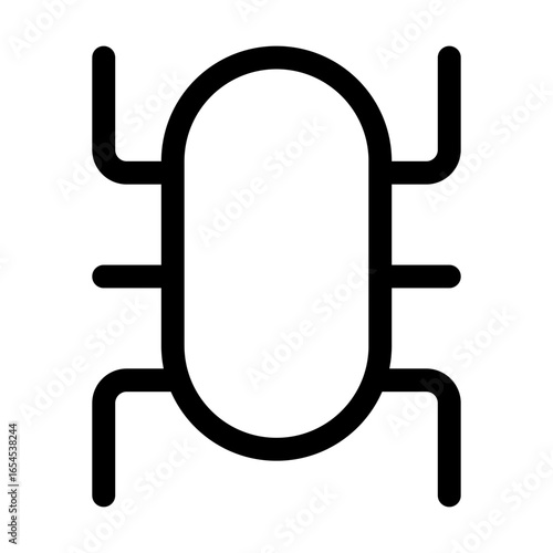 Bug outline icon