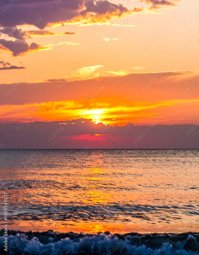 Obraz premium Sunrise over the ocean (2)