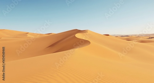 Fototapeta Naklejka Na Ścianę i Meble -  sand dunes in the sahara