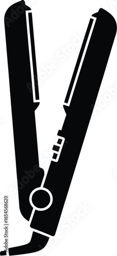 Modern hair straightener for styling, beauty and personal care concept