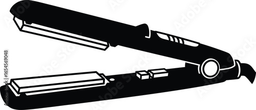 Black hair straightener for styling, beauty, and personal care