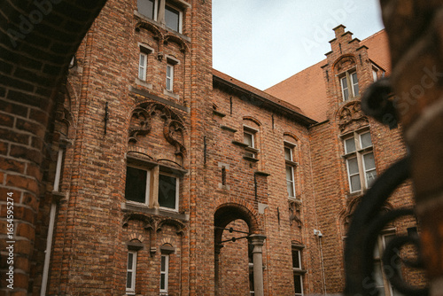 Arquitetura antiga de Bruges 